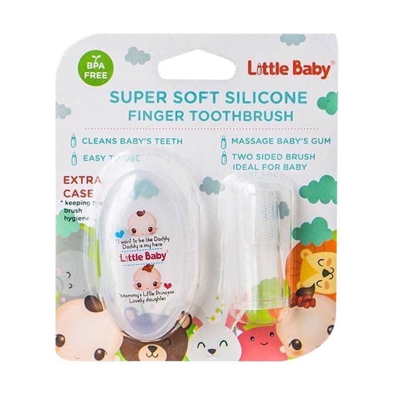 Little Baby - Super Soft Silicone Finger Brush with case