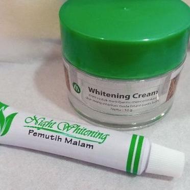 ➱ Paket 2 in 1 Liz skincare Night Cream Whitening - Day Cream Whitening dr listiani ✸