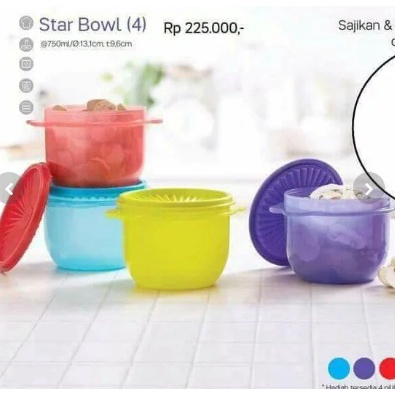 star bowl 750ml Tupperware