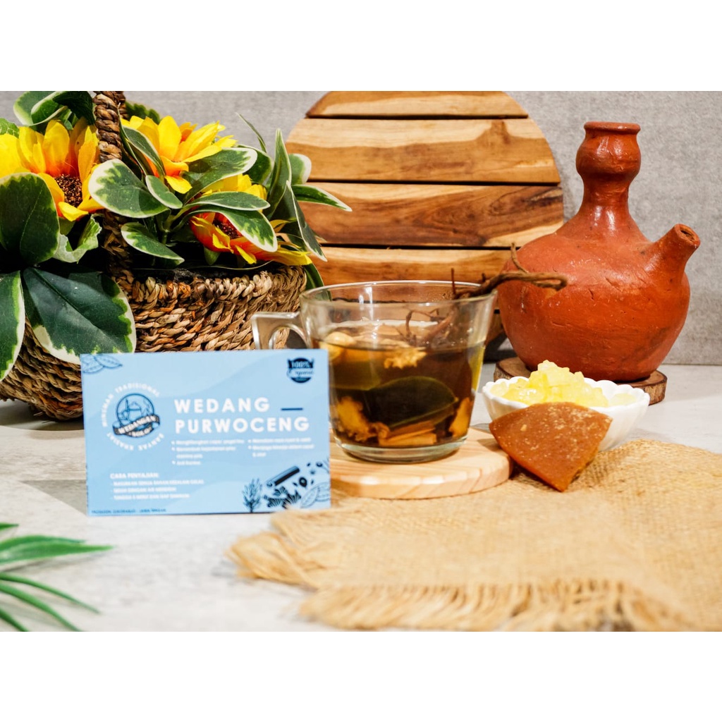 

Wedang Purwoceng Khas Dieng isi 10 pcs Include Gula Aren