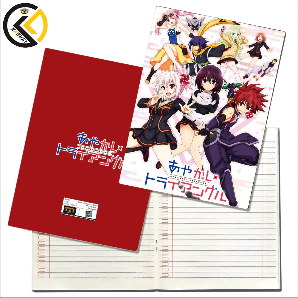 

KABUKI Notebook Anime Ayakashi Triangle