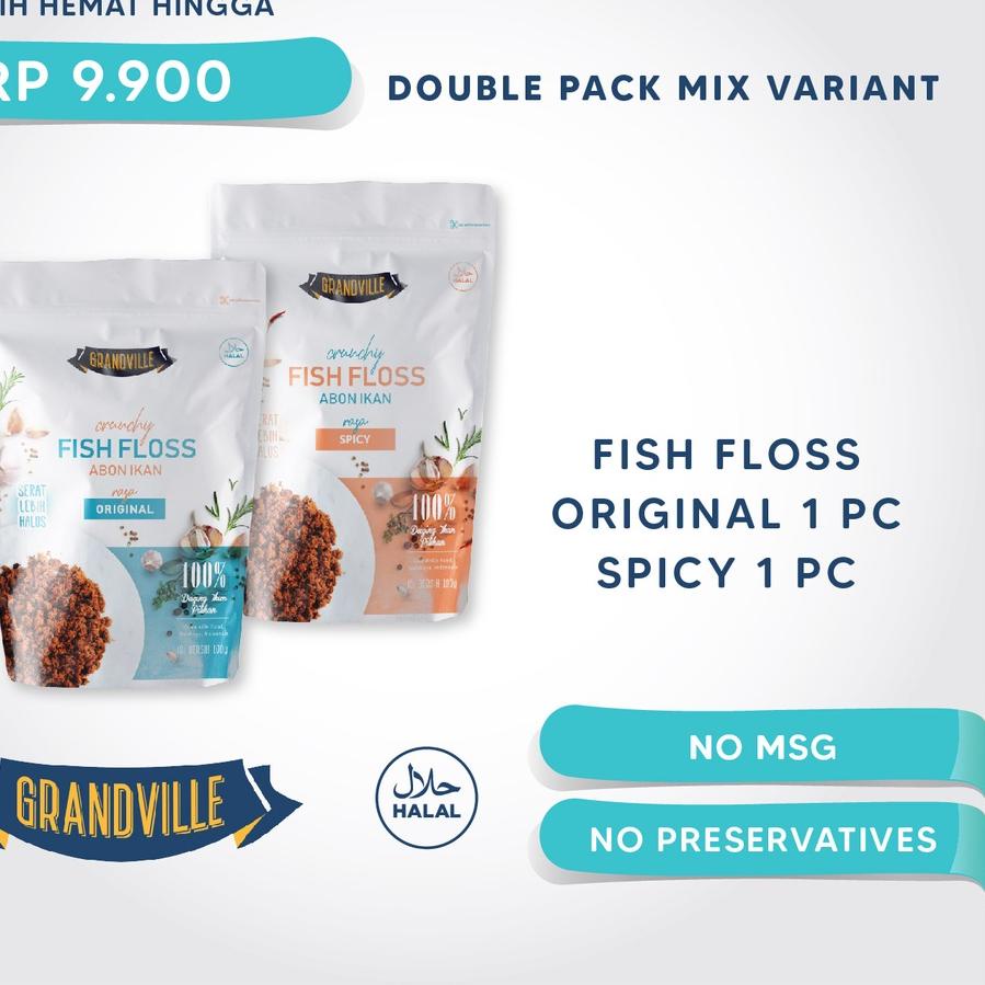 

۞ Grandville Abon IKAN Crunchy Double Pack Mix Variant ➪