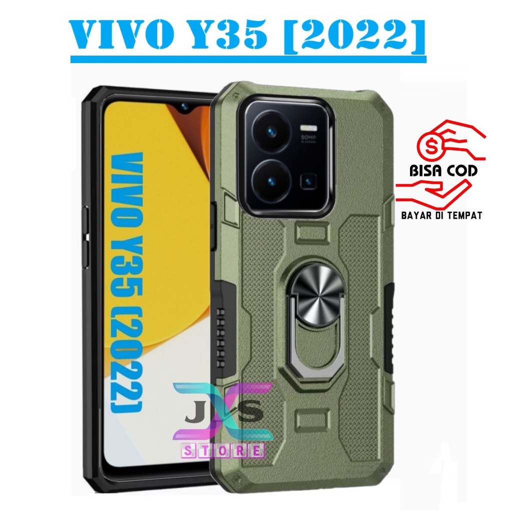 RING STAND CASE UNTUK VIVO Y35 [2022] - CASE ROBOT HIT EYE RING UNTUK VIVO Y35 [2022] - HARD CASE RO