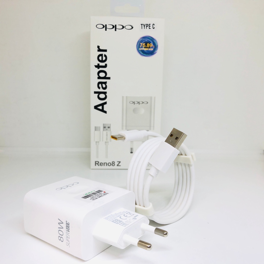 PROMO Charger Oppo Reno 8Z 80W Super Vooc Fast charging MICRO DAN TYPE-C