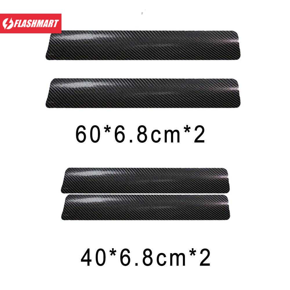 Flashmart Stickers Carbon Fiber Anti Gores untuk Mobil - D-704