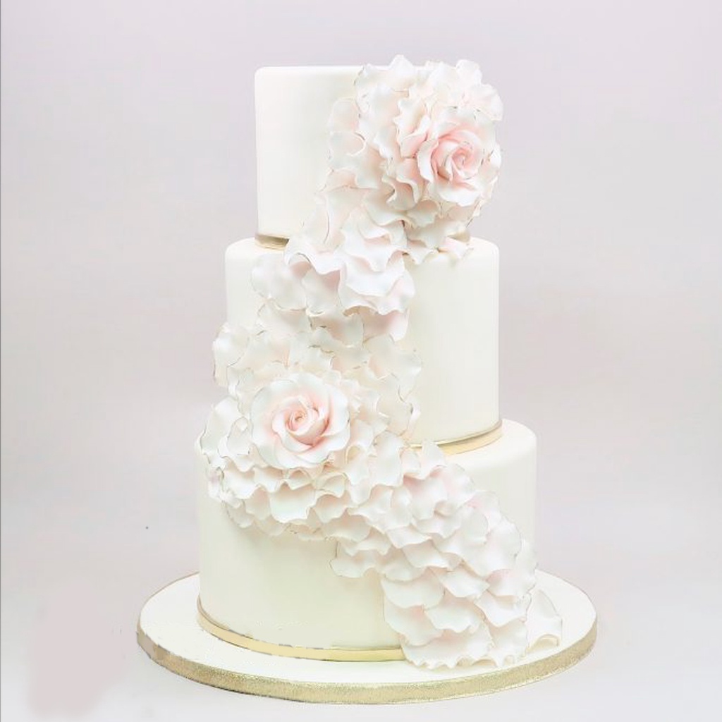 

Kue Pernikahan Elegant Wedding Cake Premium Murah