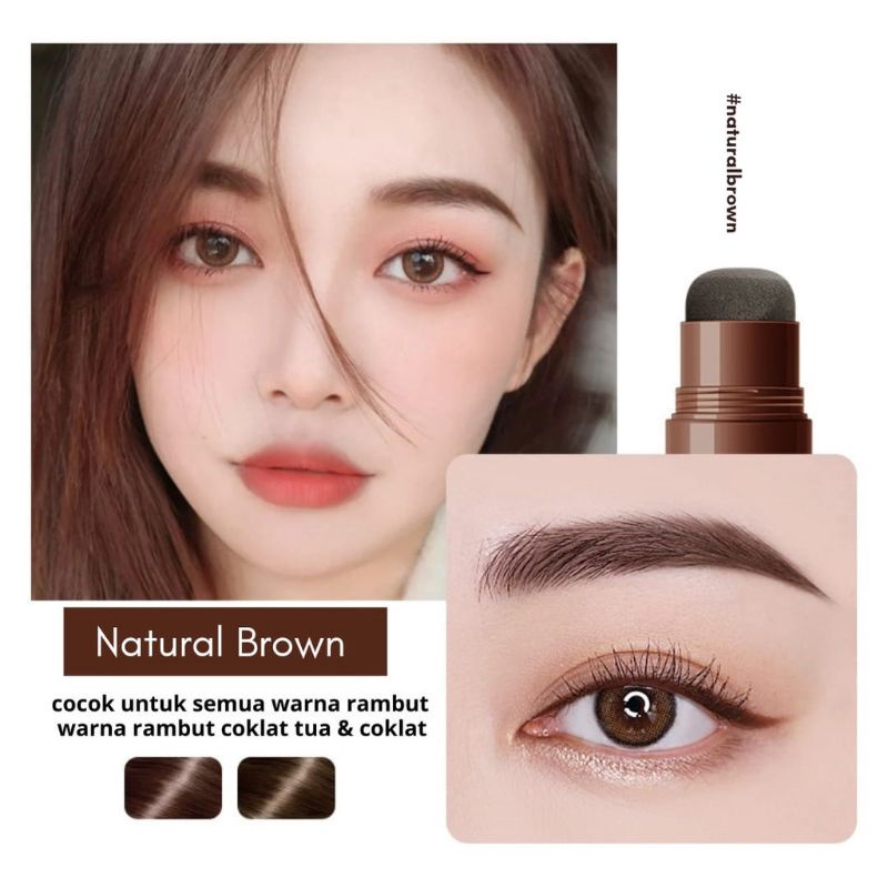 Glowrisstore - Bedak Alis Korea Terlaris cetakan Alis Instan Eyebrow Stamp Pencetak Alis Instan