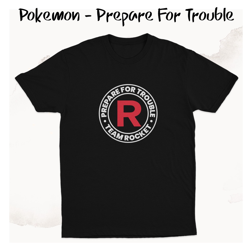 Kaos Team Rocket Prepare For Trouble Game Pokemon K0086