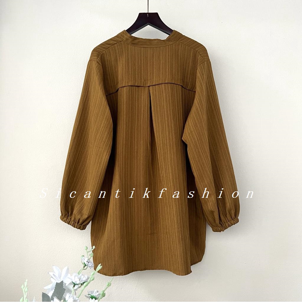 Kemeja Blouse wanita Lady Crush / Kemeja Style Korea / Blouse Motif Kringkel