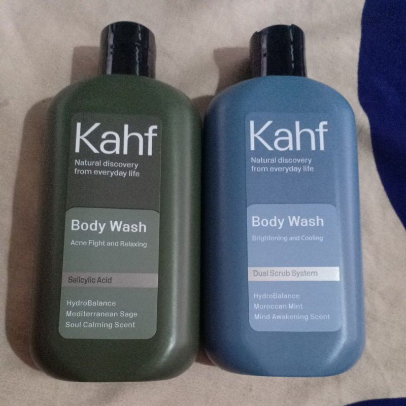 KAHF BODY WASH/Body Wash Brightening and Cooling/Body Wash Acne Fight and Relaxing