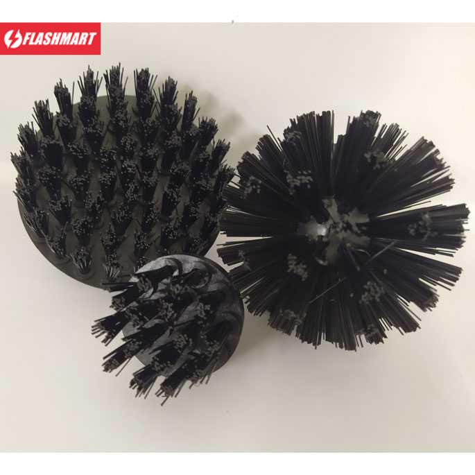 Flashmart Kepala Sikat Bor Elektrik Power Cleaning Brush Head 3PCS - DB003B