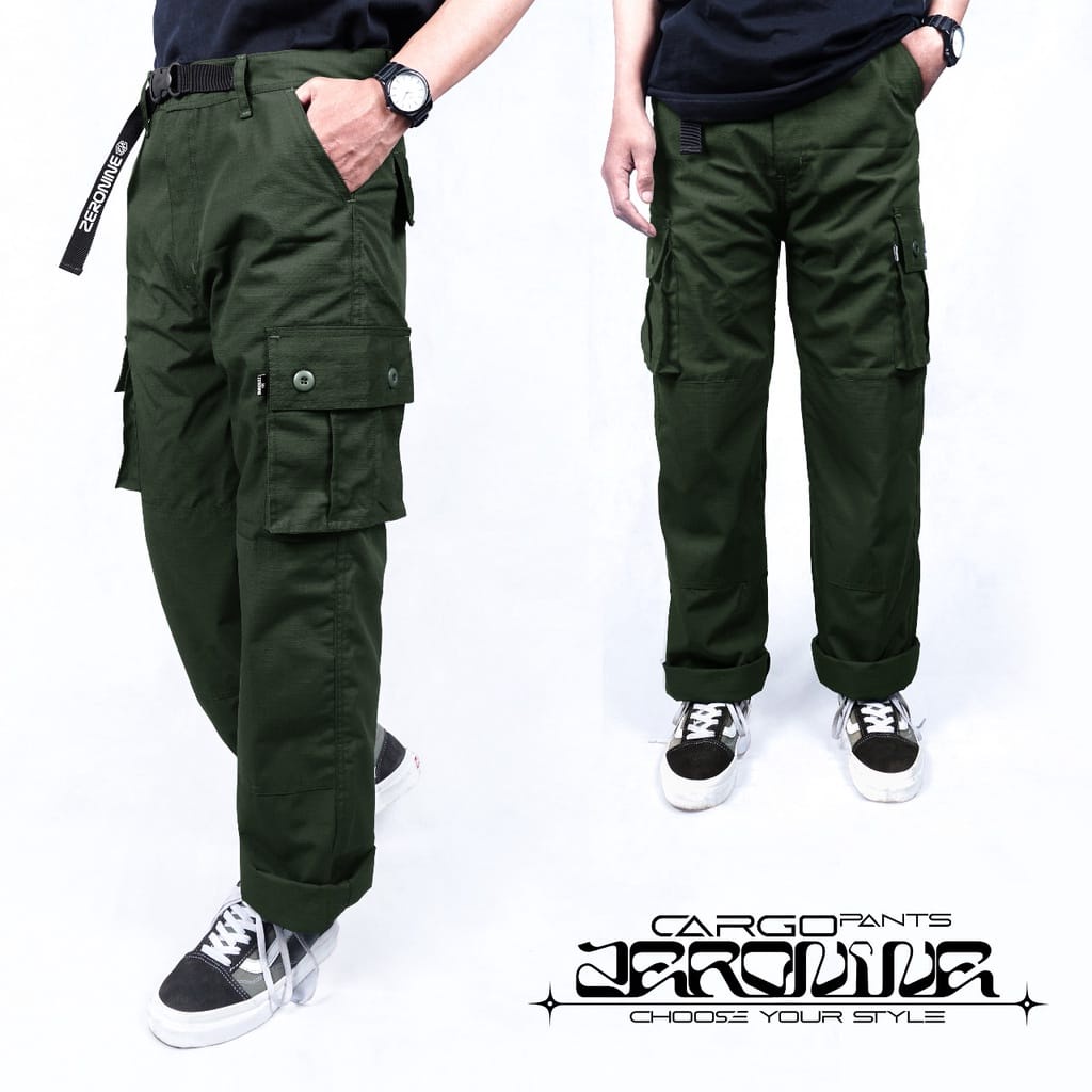 ZERONINE CELANA Cargo pants | ZERONINE Celana Pria cargo | ZERONINE Celana Regular cargo