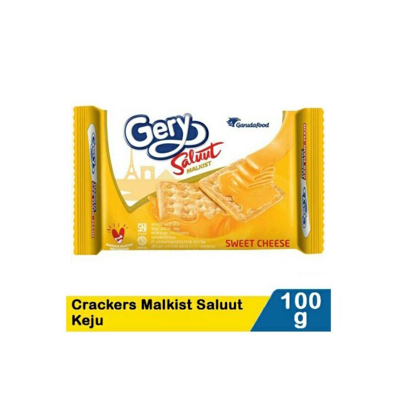 

Gery Crackers Malkist Saluut Keju 100G