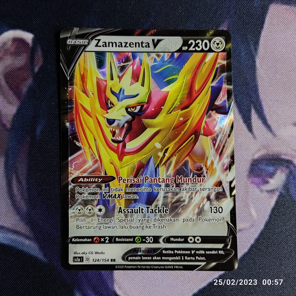 pokemon (ID) zamazenta v - SC1a 124/154 - RR