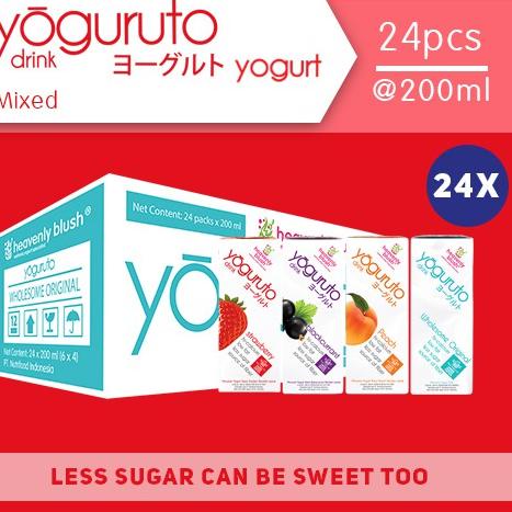 

Semuanya baruu1U5g Yogurt Heavenly Blush Yoguruto All Variant [24 Pcs x 180ml]