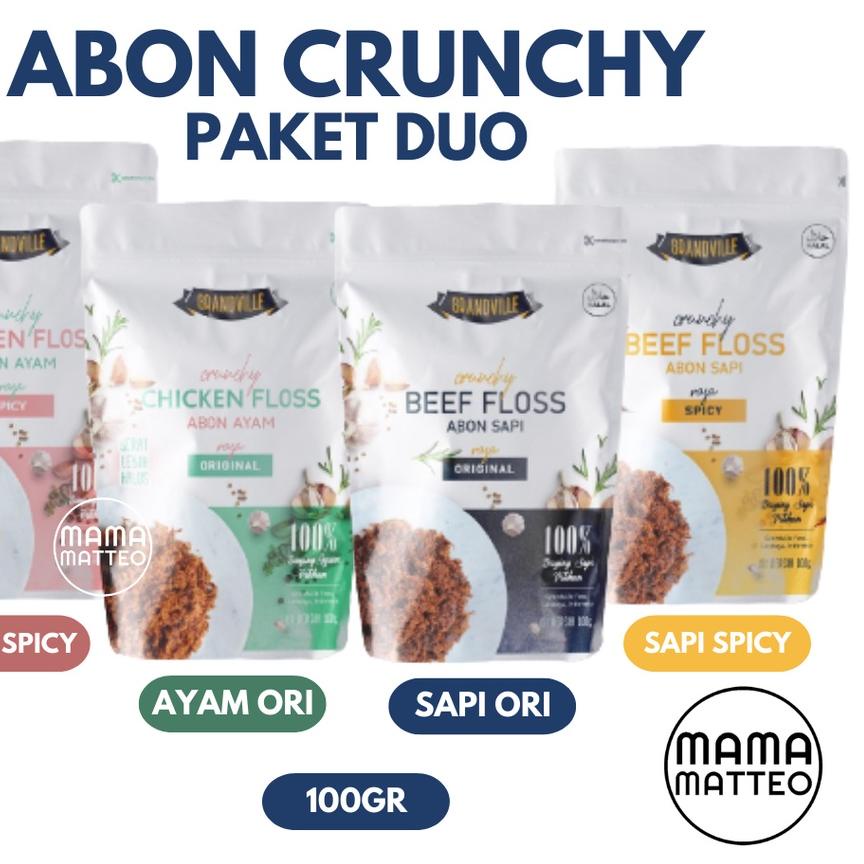 

⅍ GRANDVILLE Abon Anak SAPI AYAM Original / Spicy GrandVILE GRAND VILLE FLOSS HALAL MPASI CRUNCHY ✽