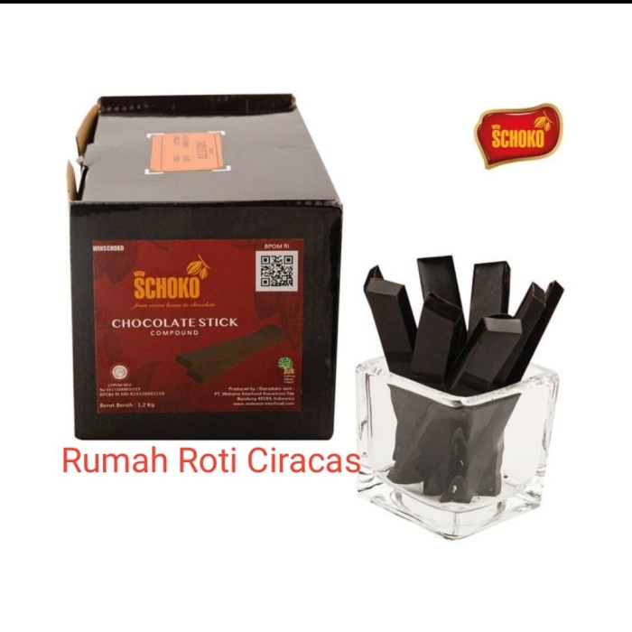 

CHOCOLATE STICK SCHOKO CHOC STIK BATANG COMPOUND NO TULIP ELMER BATONS
