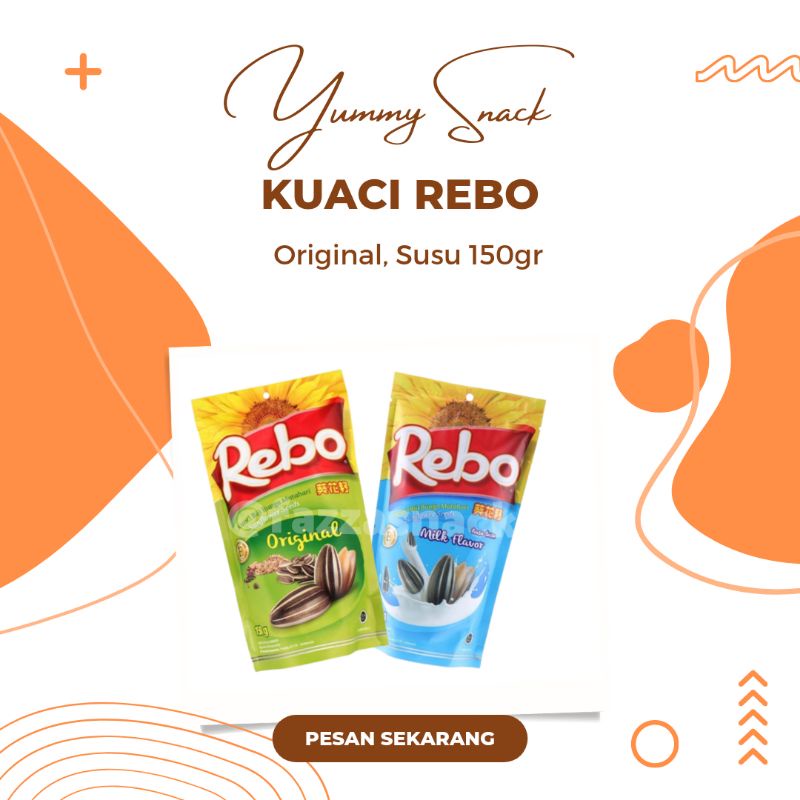 

Rebo Kuaci Biji Bunga Matahari 3 x 150gr (3pcs)