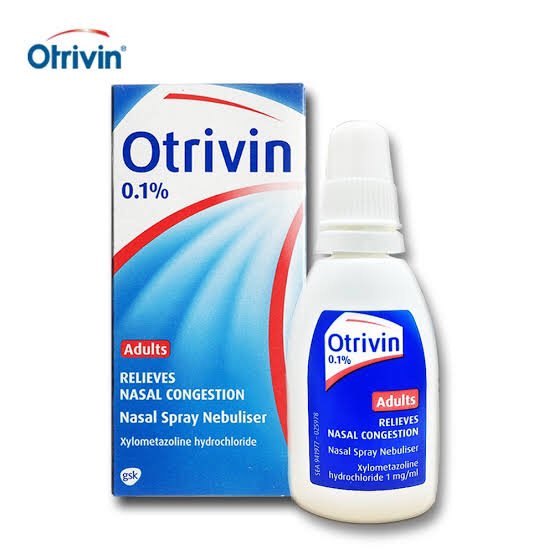 Otrivin Adult Nasal Spray Tetes Hidung Dewasa// Singapore