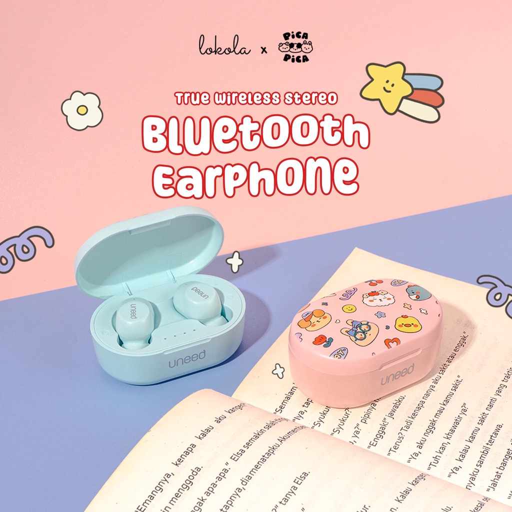 TWS Bluetooth Earphone 5.1 Lokola by Uneed x PicaPica