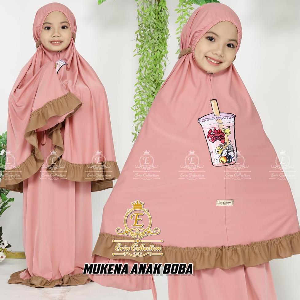 HARGA TERMURAH MUKENA ANAK KARAKTER BOBA / MUKENA ANAK BOBA