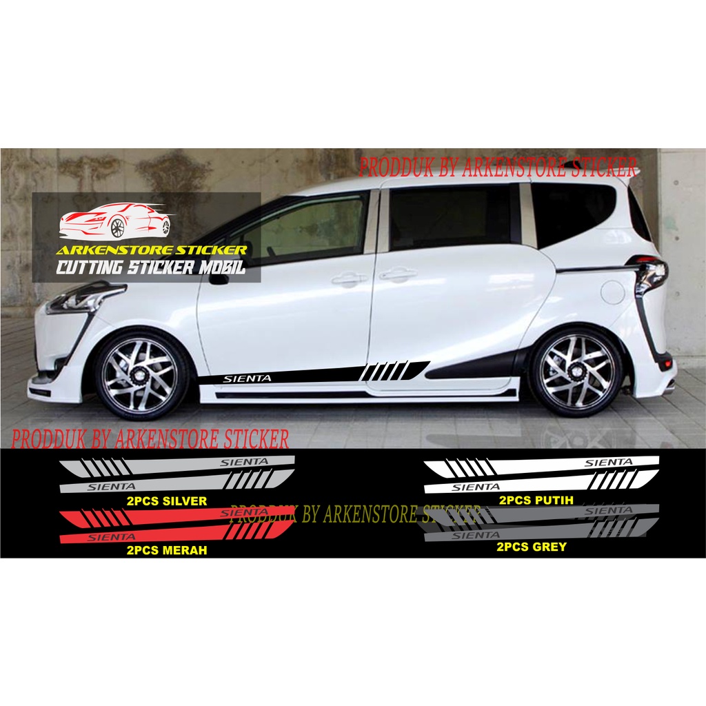 terbaru cutting sticker mobil sienta sticker list mobil toyota sienta