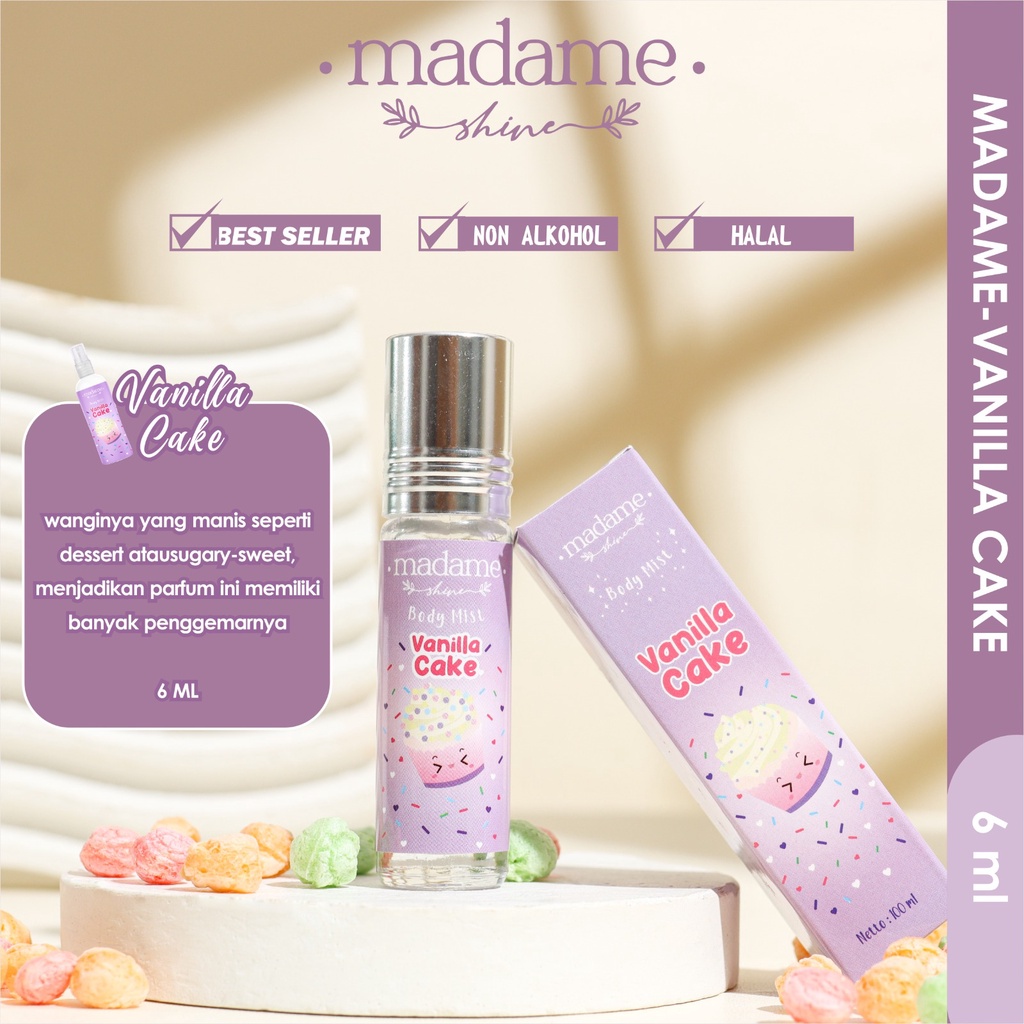 MADAME-SHINE NON ALKOHOL PARFUME ROLL ON