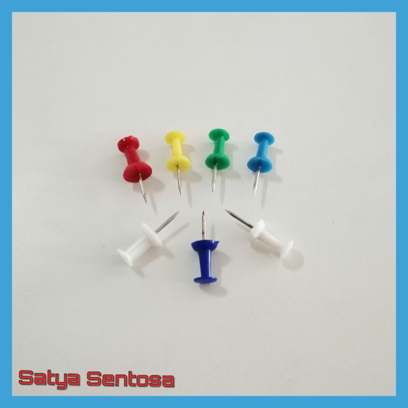 

Paku Jarum Push Pin Warna Warni