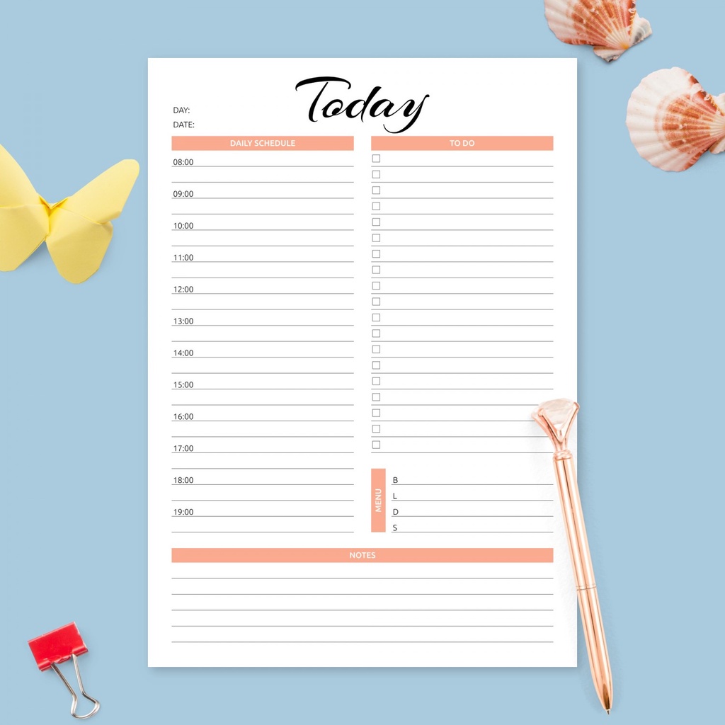 

[DOKI] 10 Lembar Habit Tracker Binder Planner/ To Do list/ Daily Planner/ Weekly Planner - TDL09