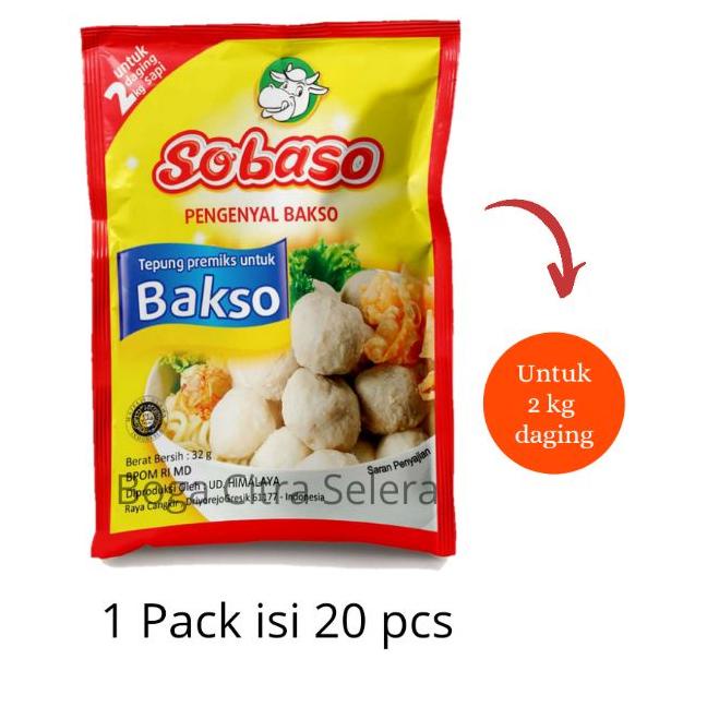 

✵ Sobaso Tepung Pengenyal Bakso 32gr (1 Pack) ✷