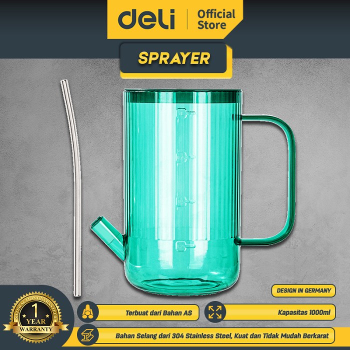 Deli Sprayer / Semprotan Air Alat Penyiram Tanaman Multifungsi Berkualitas Tinggi 500ML Plastik DL58100X