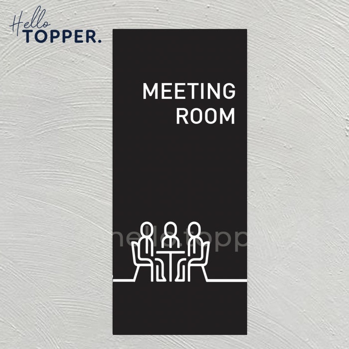 

Sign Label Akrilik Ruang Rapat Meeting Room Acrylic Signage Star Seller