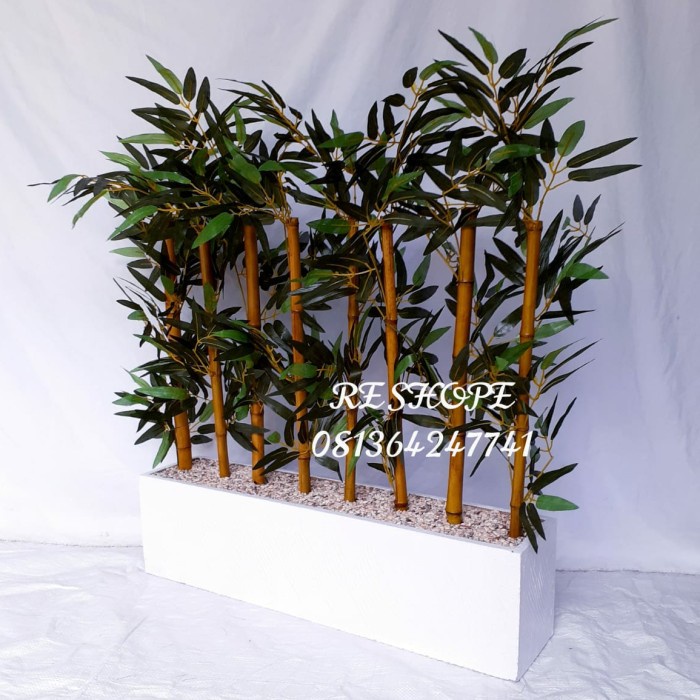 bunga plastik/bambu/pohon hias/partisi bambu artificial/bunga hias