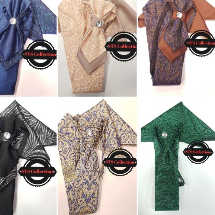▼ Dasi pengantin / Dasi STS untuk pengantin / Dasi kerut pengantin + pocket ,dasi panjang pengantin 