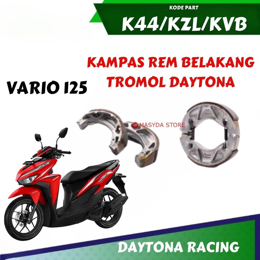 KAMPAS REM BELAKANG TROMOL DAYTONA VARIO 125
