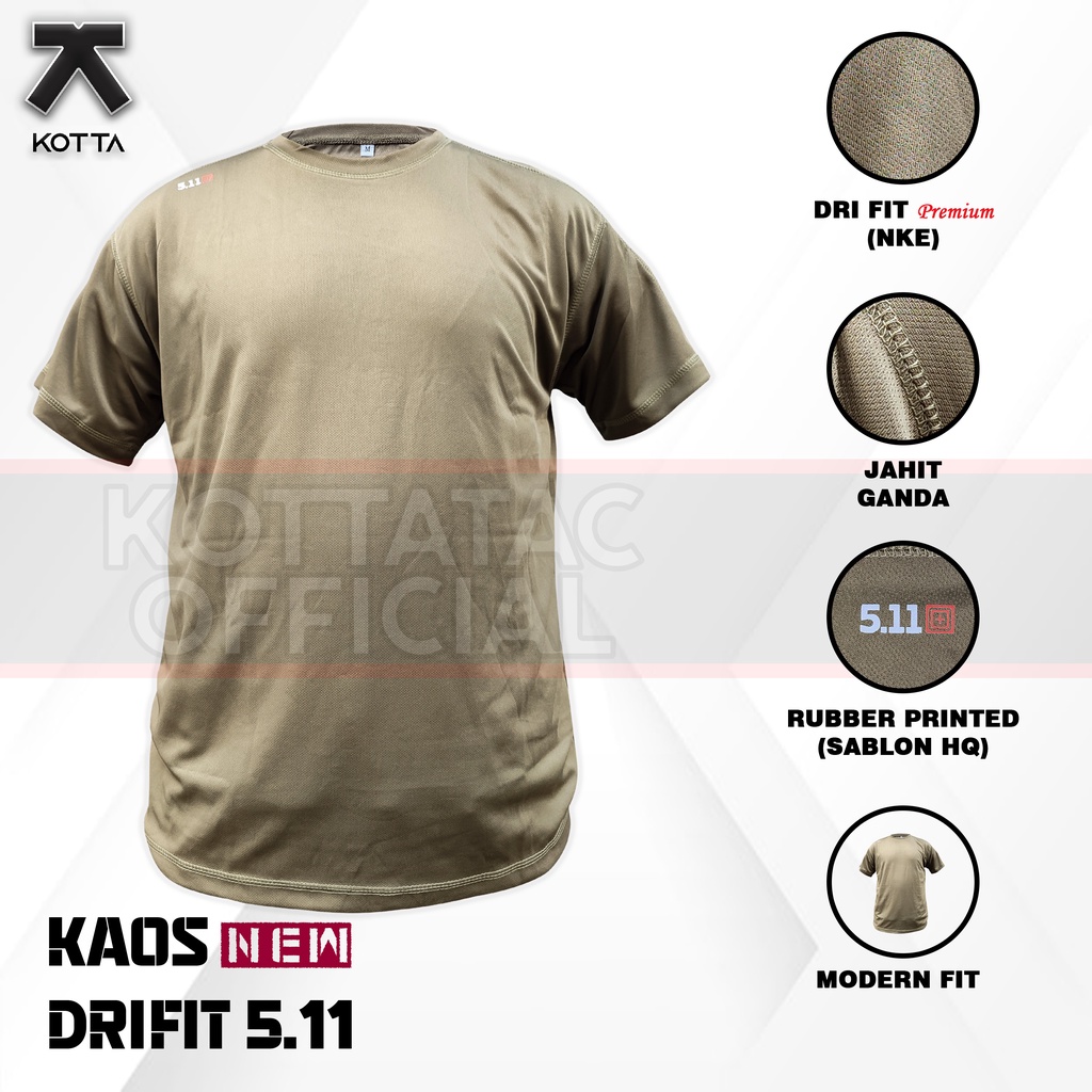KAOS DRYFIT TACTICAL IMPORT 511 - KAOS DRI-FIT PREMIUM - KAOS DRYFIT PRIA WANITA - KAOS OLAHRAGA - KAOS GYM - KAOS TACTICAL - KAOS OLAHRAGA DRYFIT