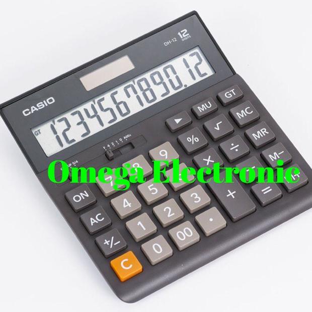 

Casio DH 12 - Calculator Desktop Kalkulator Meja Kantor Office DH-12