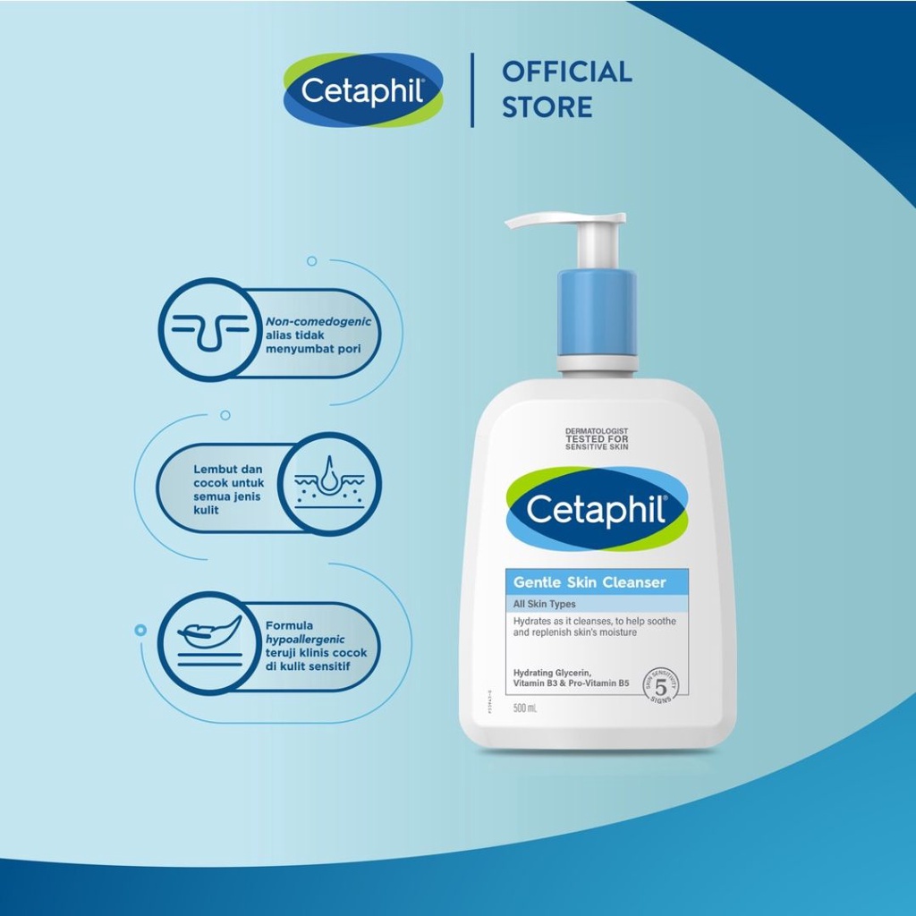 [BPOM] CETAPHIL Gentle Skin Cleanser 500 ML