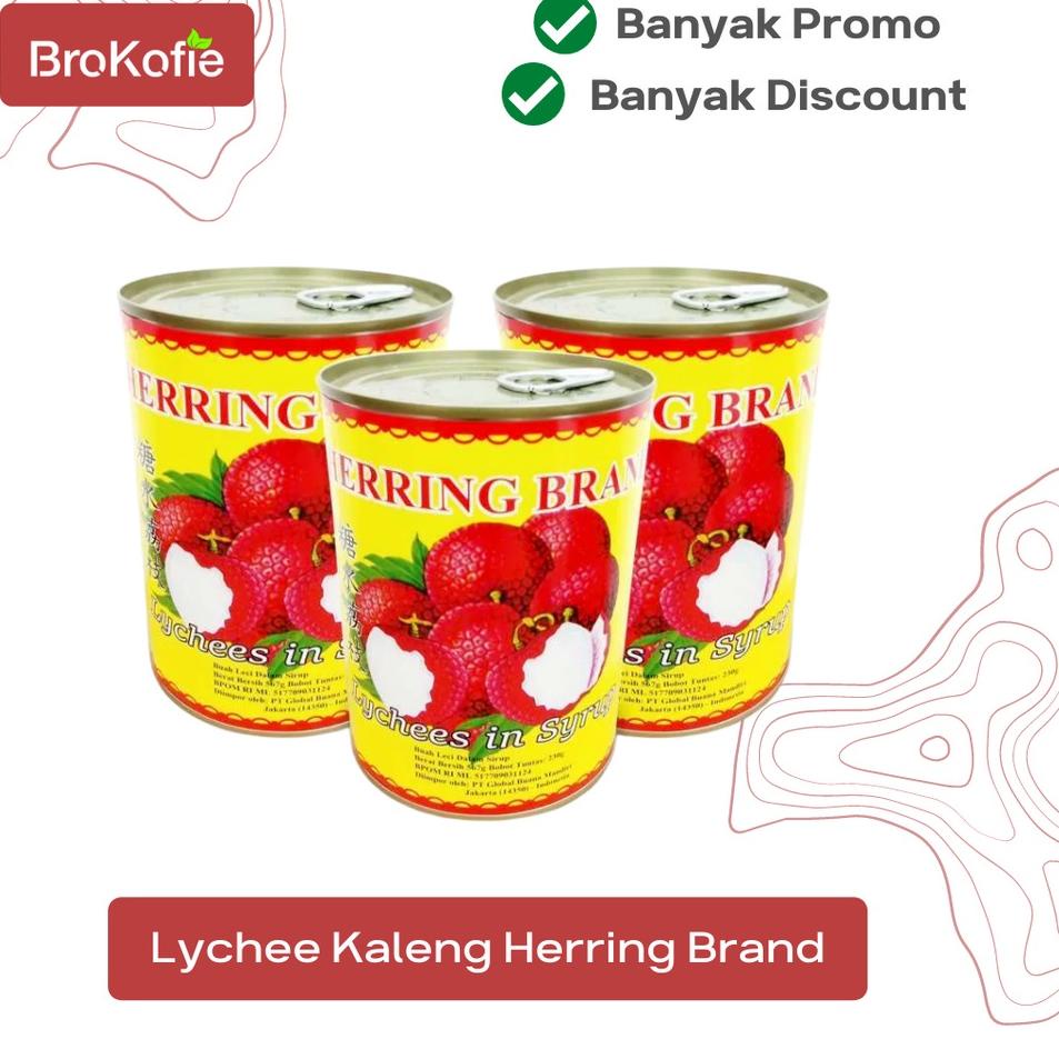 

Kejar Promo LYCHEE/LECI KALENG HERRING BRAND / LYCHEE IN SYRUP 567gr