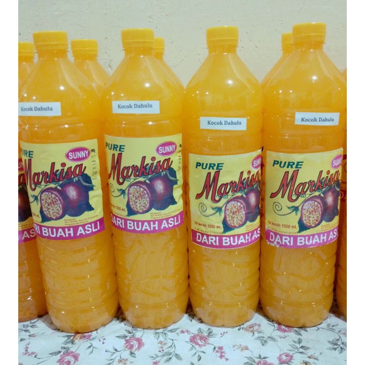 Sirup Markisa Sunny,markisa kualitas sedang Khas kota Makassar