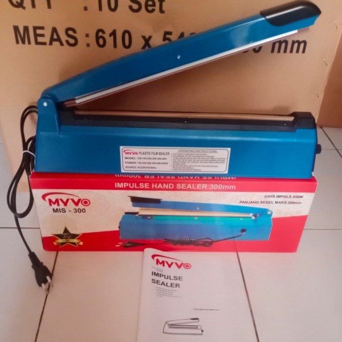impulse sealer plastik alat press plastik 30 cm 30cm