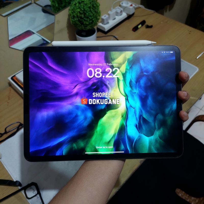 iPad Pro 11 2020 + Apple Pencil gen 2 2022 Fullset Bekas second 128gb m1 2021 preloved