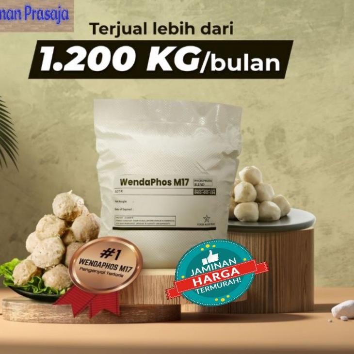 

✭ [0.8Kg / 1Kg] Wendaphos Pengenyal Bakso Sosis Pempek Nuget dll ❂