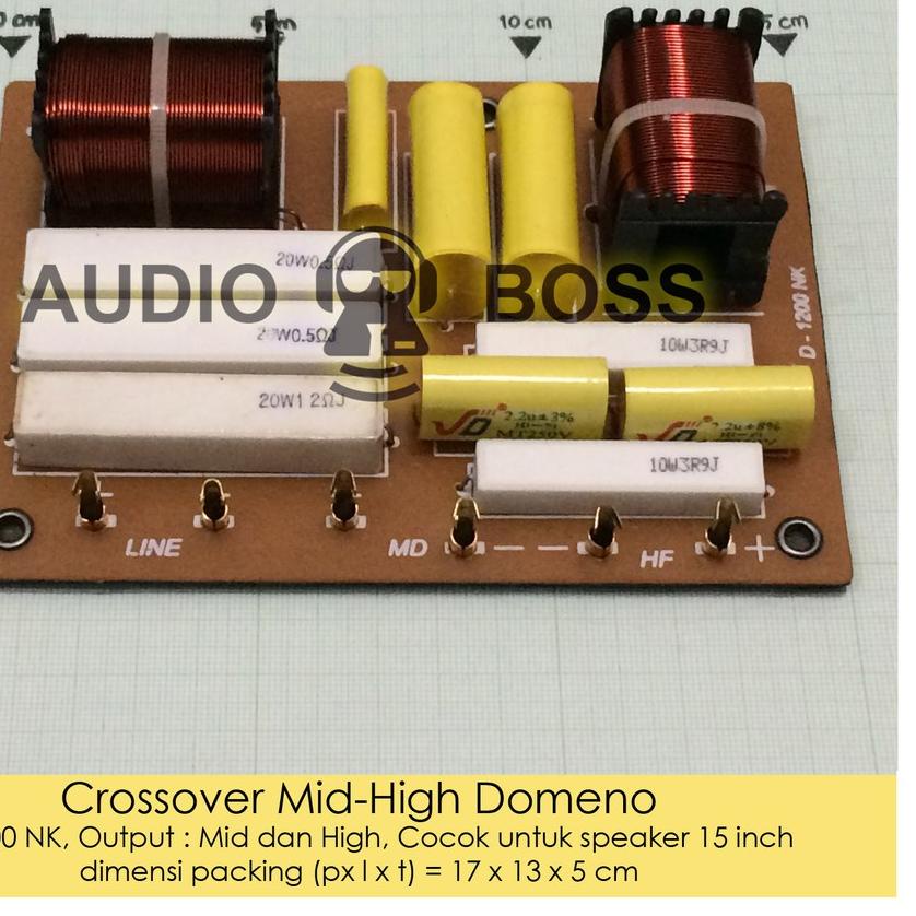 ◙ Crossover Pasif Mid High Domeno - Crossover Output Mid High D-1200 NK ⅎ