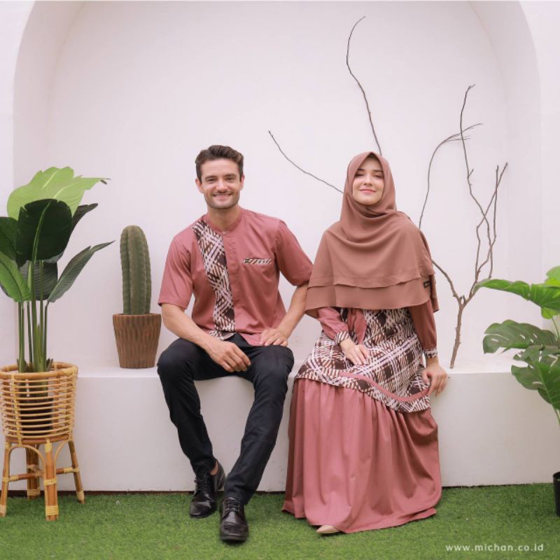 Sarimbit Kimi michan oldrose ,michan hijab