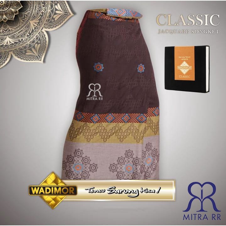 Sarung Wadimor Classic Jacquard Songket Bludru | Sarung Tenun Dewasa