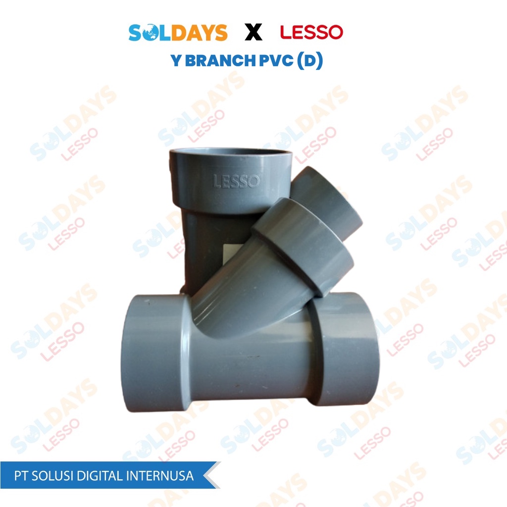 Lesso Y Branch ( D ) 1 1/2&quot; / Y BRANCH PVC ( D ) 1 1/2 Inch