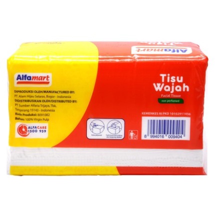 Tisu wajah kemasan besar 400gram Alfamart Facial Tissue 400 g