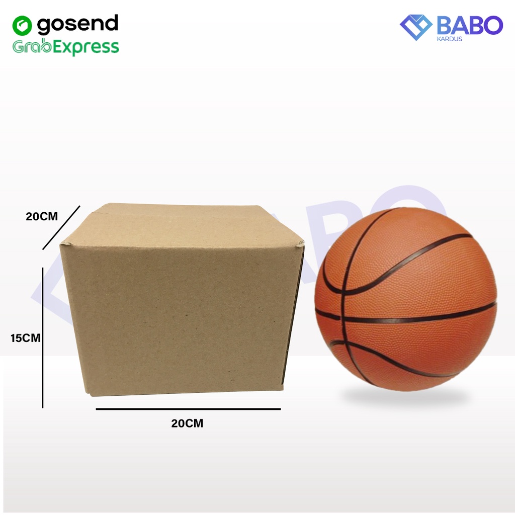 Kardus Polos Box Karton Murah 20 x 20 x 15 Box Kamera Box Sparepart (Kardus 20 x 20 x 15 cm)