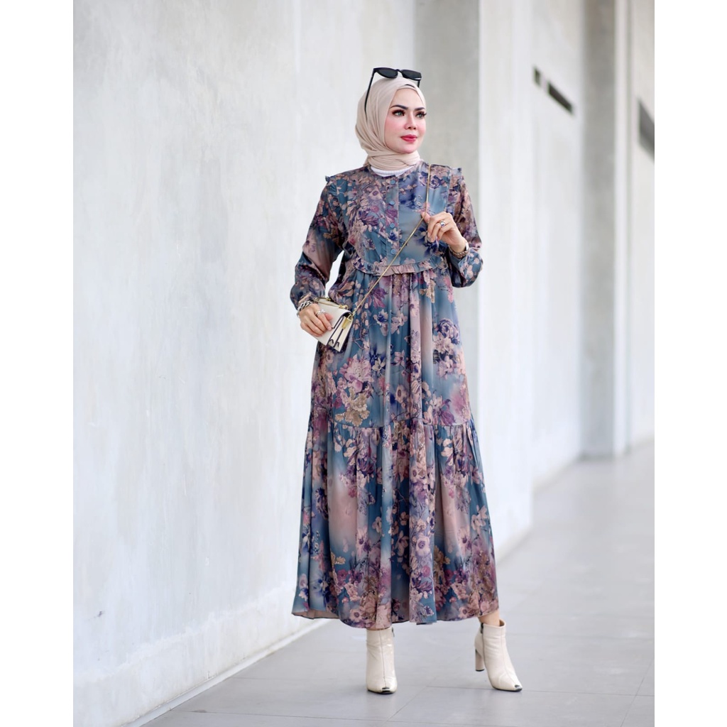 Olivia Dress| Dress armany silk by BF Label @bf_label dress murah